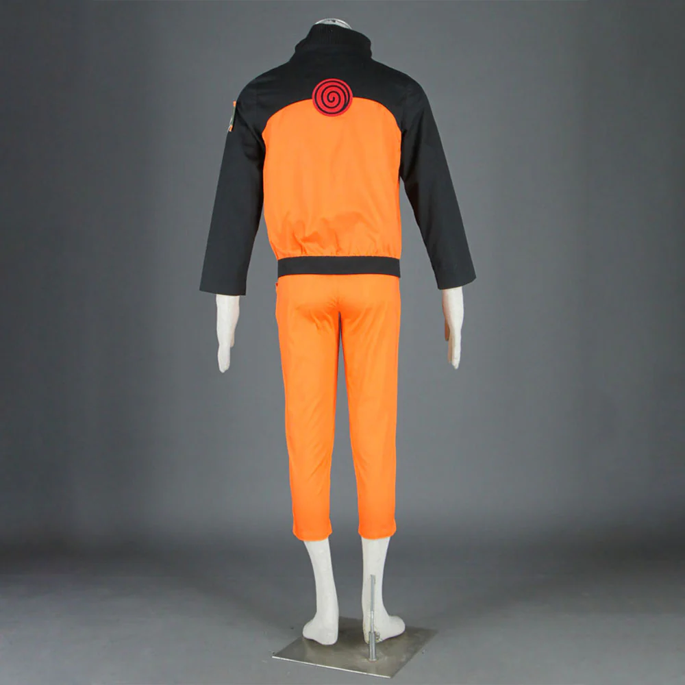 Naruto Costume Juvenile Naruto Orange Cosplay full Outfit for Men and Kids - Image 4