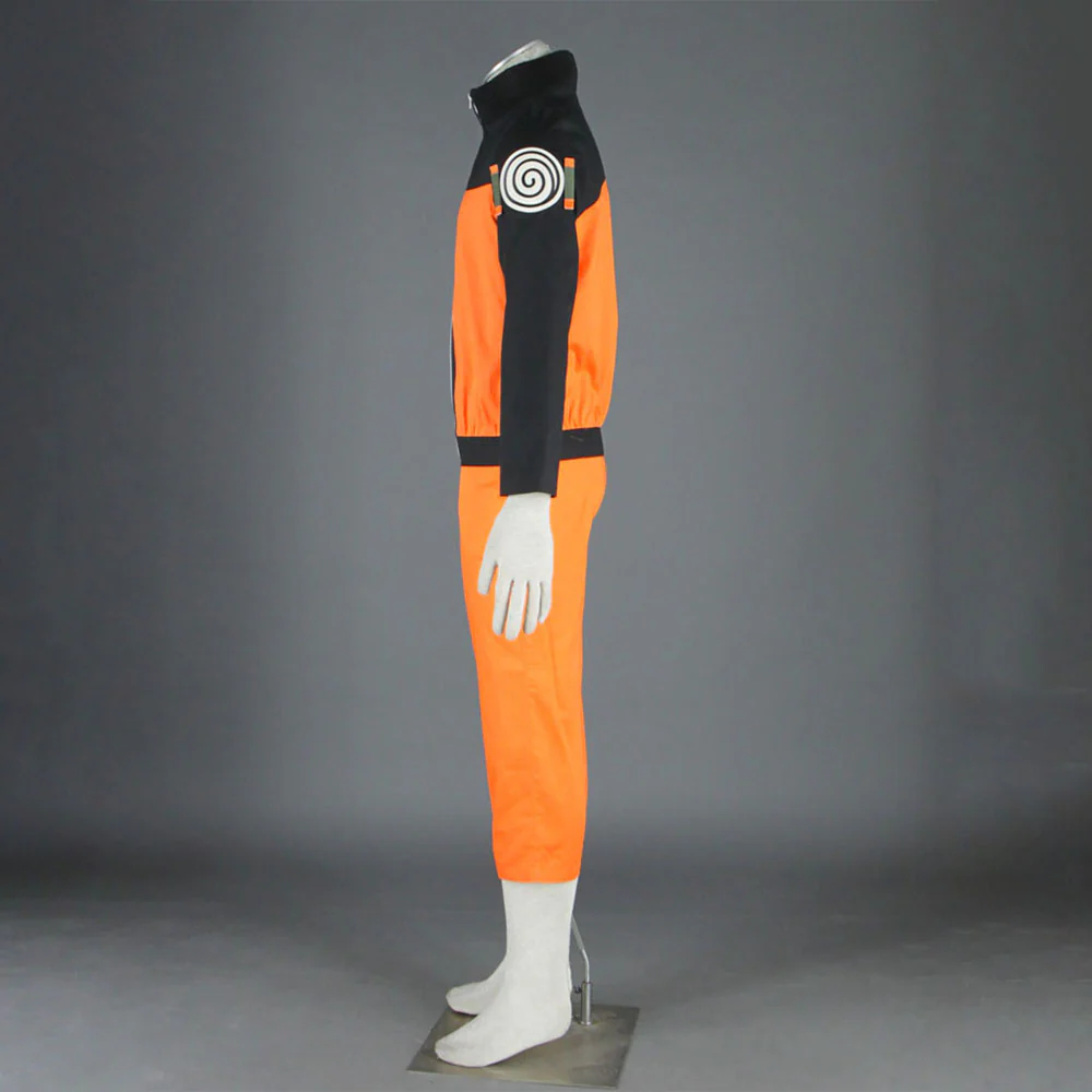 Naruto Costume Juvenile Naruto Orange Cosplay full Outfit for Men and Kids - Image 5