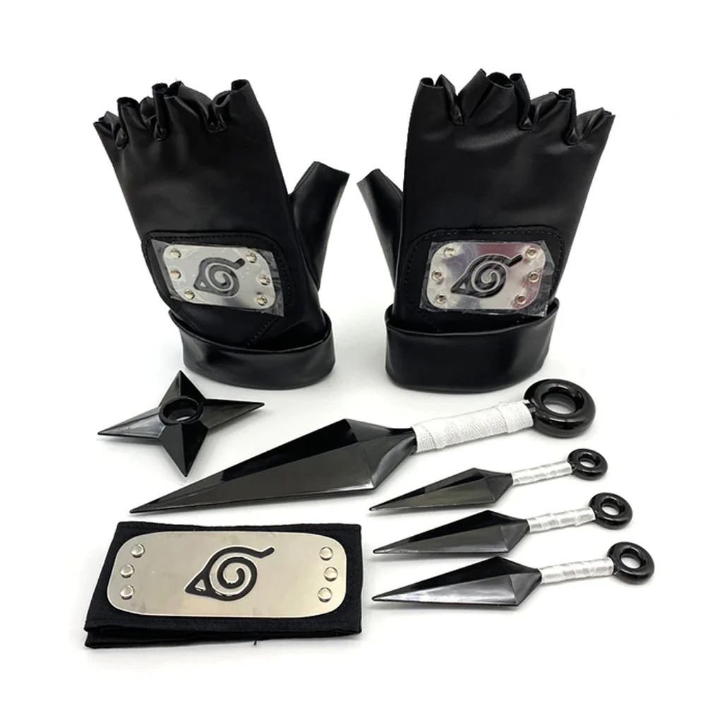 Naruto Costume Kakashi Naruto Sasuke Cosplay White Handle Accessories