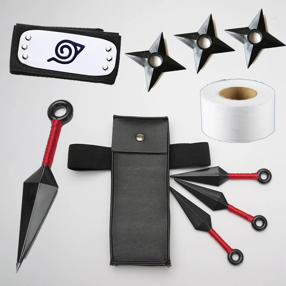 Naruto Costume Kakashi Naruto Sasuke Sakura Cosplay Accessories Weapons