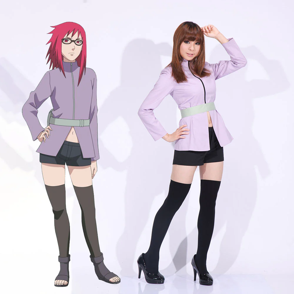 Naruto Costume Karin Cosplay full Outfit for Women and Kids
