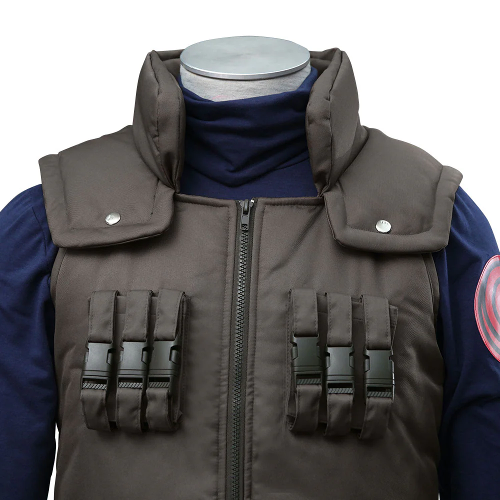 Naruto Costume Konoha Ninja Village Jonin Uniform Kakashi Cosplay Uniform Vest - Image 11
