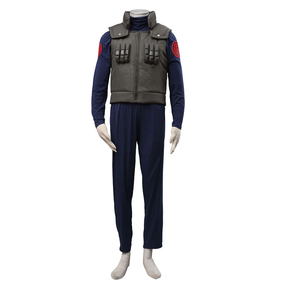 Naruto Costume Konoha Ninja Village Jonin Uniform Kakashi Cosplay Uniform Vest - Image 4