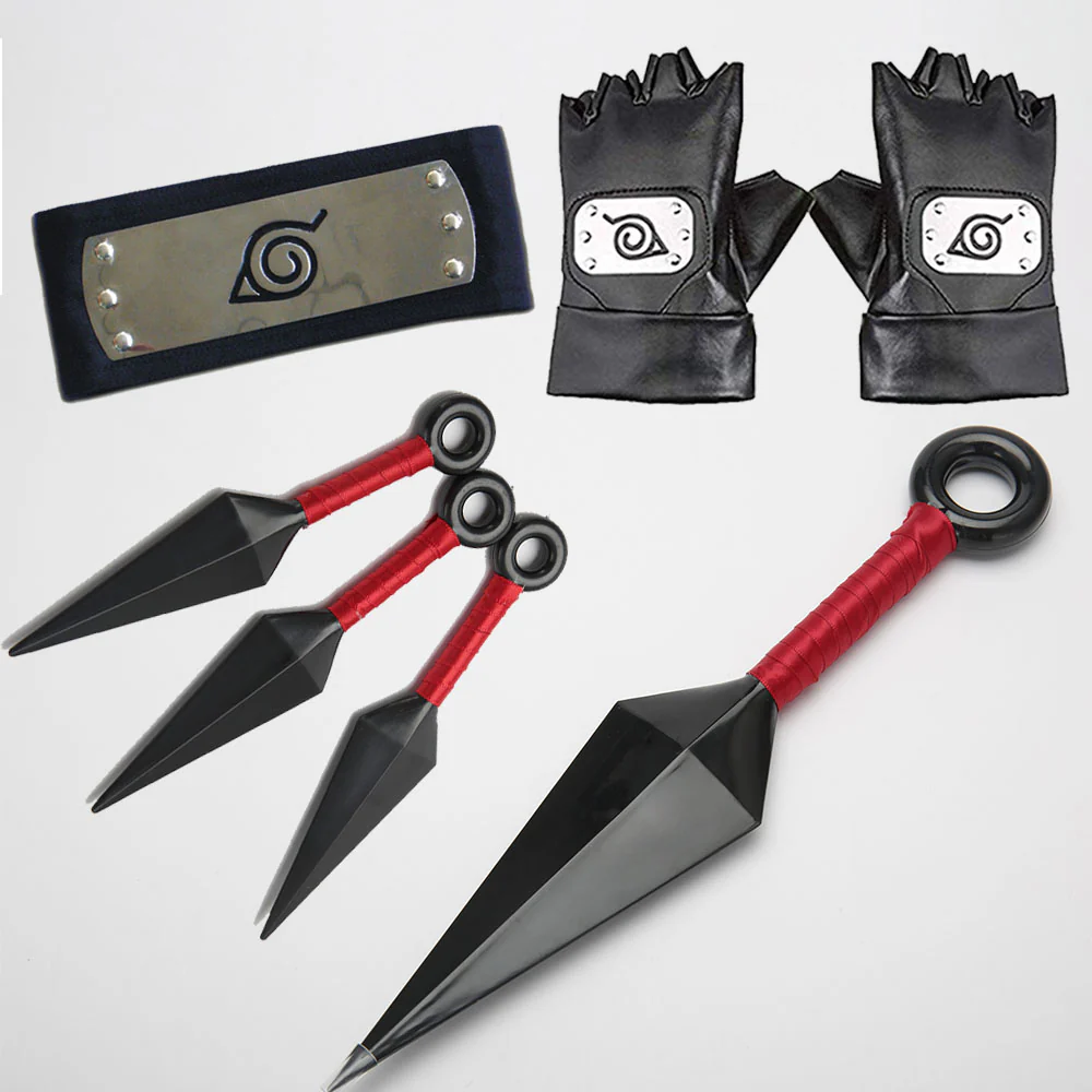 Naruto Costume Konohagakure Ninja Kakashi Naruto Sasuke Cosplay Accessories