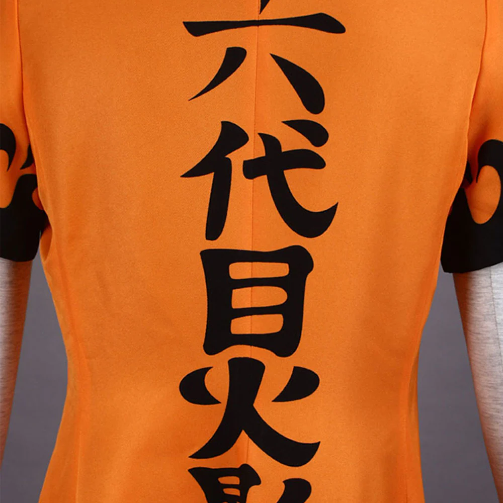 Naruto Costume Naruto Sixth Hokage Cosplay full Outfit for Men and Kids - Image 7