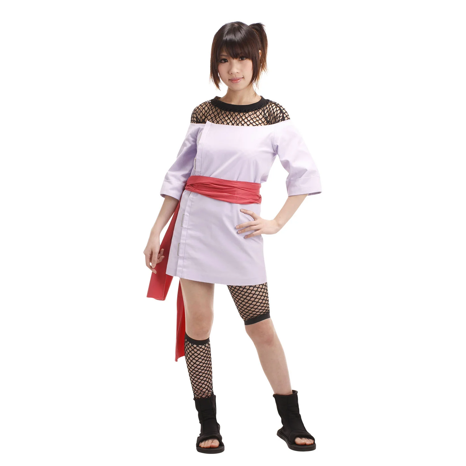 Naruto Costume Temari Taking Chunin Exam Cosplay full Outfit for Women and Kids - Image 6