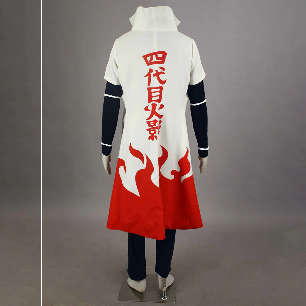 Naruto Shippuden Costume 4th Hokage Namikaze Minato Cosplay full Outfit for Men and Kids - Image 5