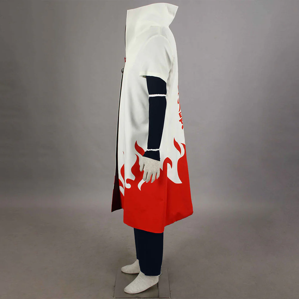 Naruto Shippuden Costume 4th Hokage Namikaze Minato Cosplay full Outfit for Men and Kids - Image 6