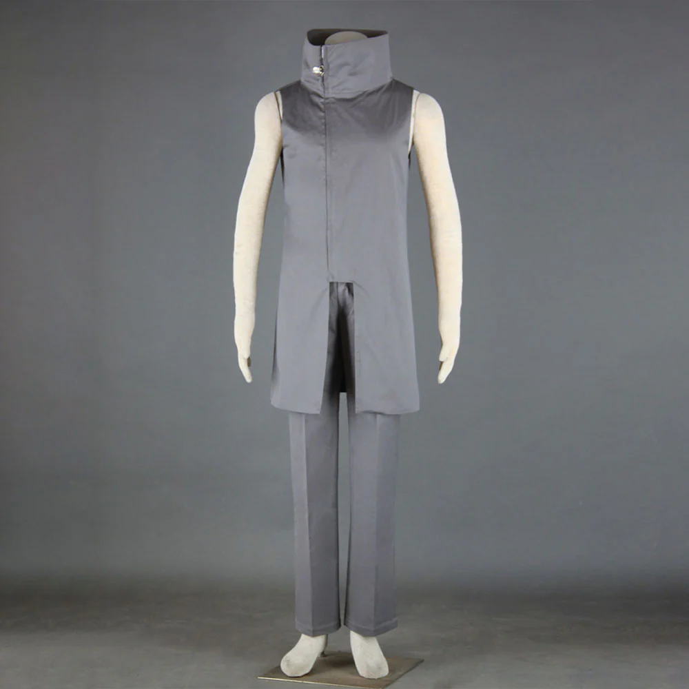Naruto Shippuden Costume Aburame Shino Cosplay full Outfit with Bag for Men and Kids - Image 8