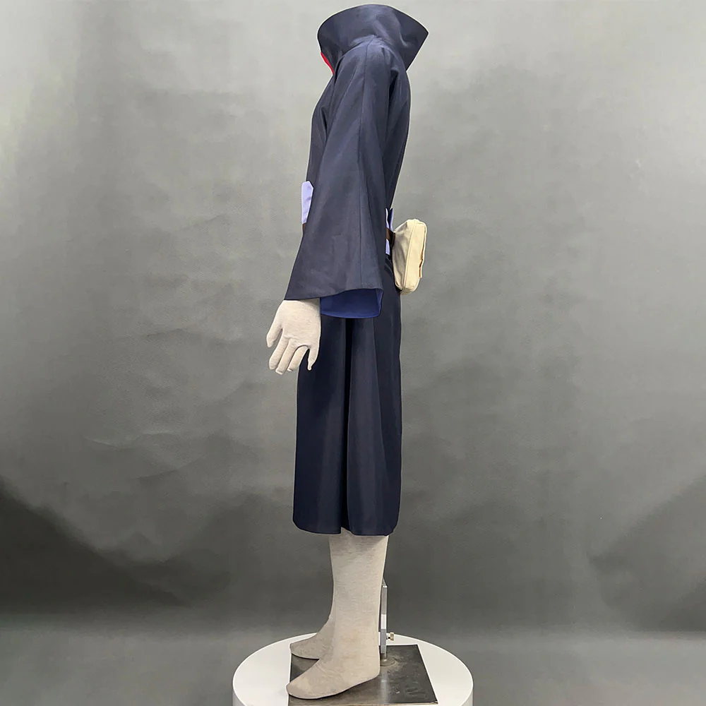 Naruto Shippuden Costume Amegakure Konan Pain Costumes Cloak with Headband and Accessories - Image 5