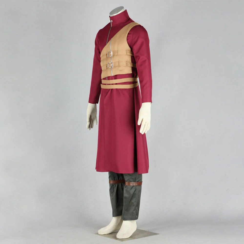 Naruto Shippuden Costume Gaara Cosplay full Outfit for Men and Kids - Image 3