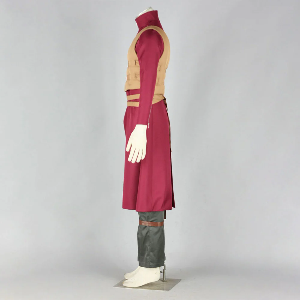 Naruto Shippuden Costume Gaara Cosplay full Outfit for Men and Kids - Image 5