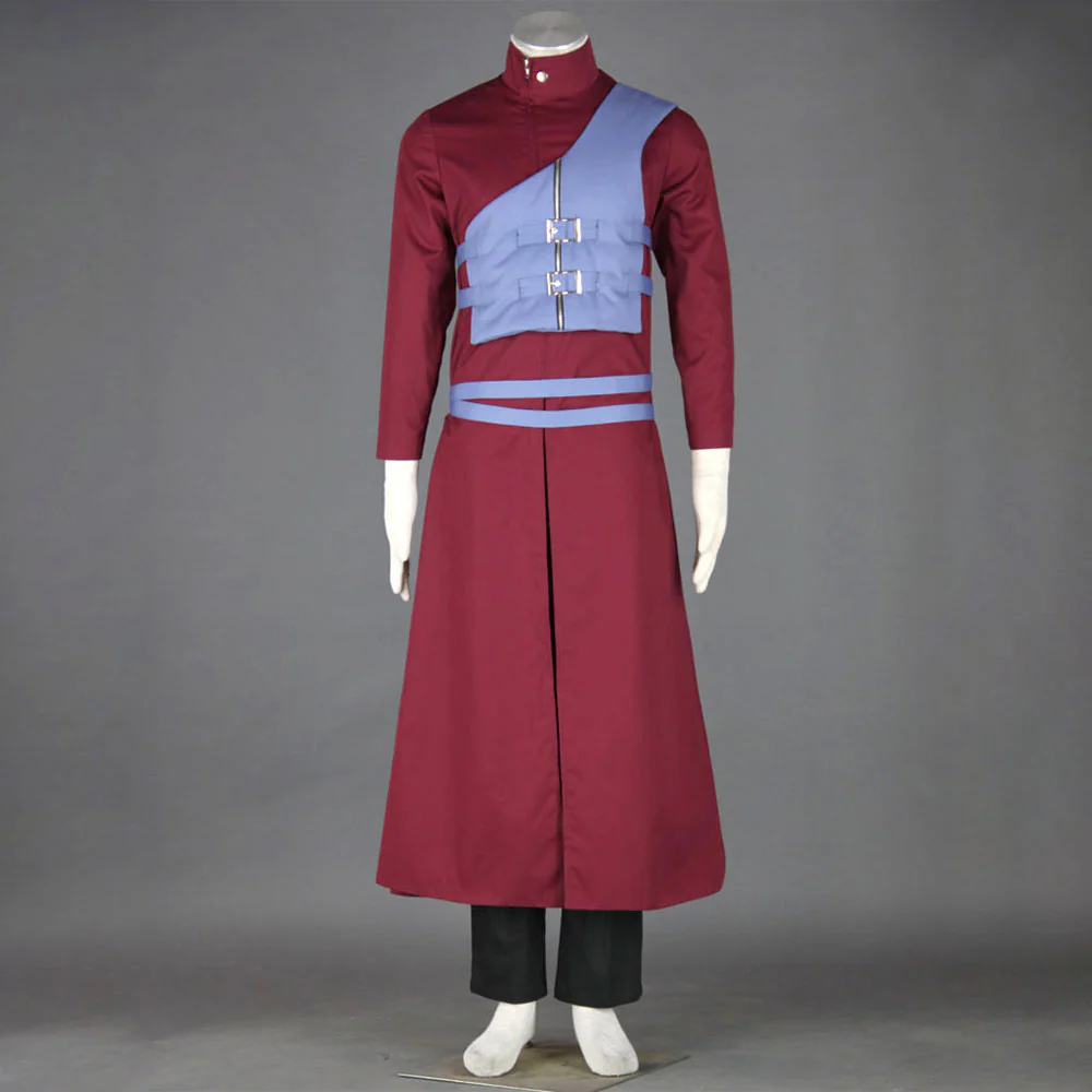 Naruto Shippuden Costume Gaara Cosplay full Outfit for Men and Kids - Image 3