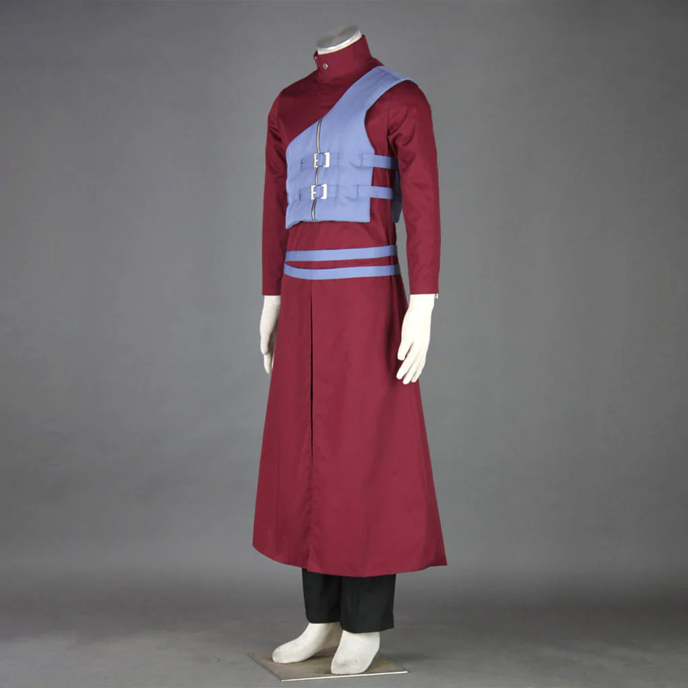 Naruto Shippuden Costume Gaara Cosplay full Outfit for Men and Kids - Image 4