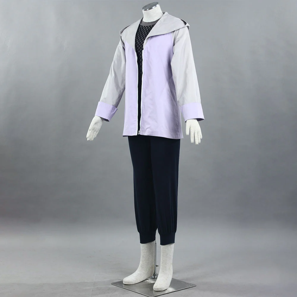 Naruto Shippuden Costume Hyuga Hinata Cosplay full Outfit for Women and Kids - Image 8