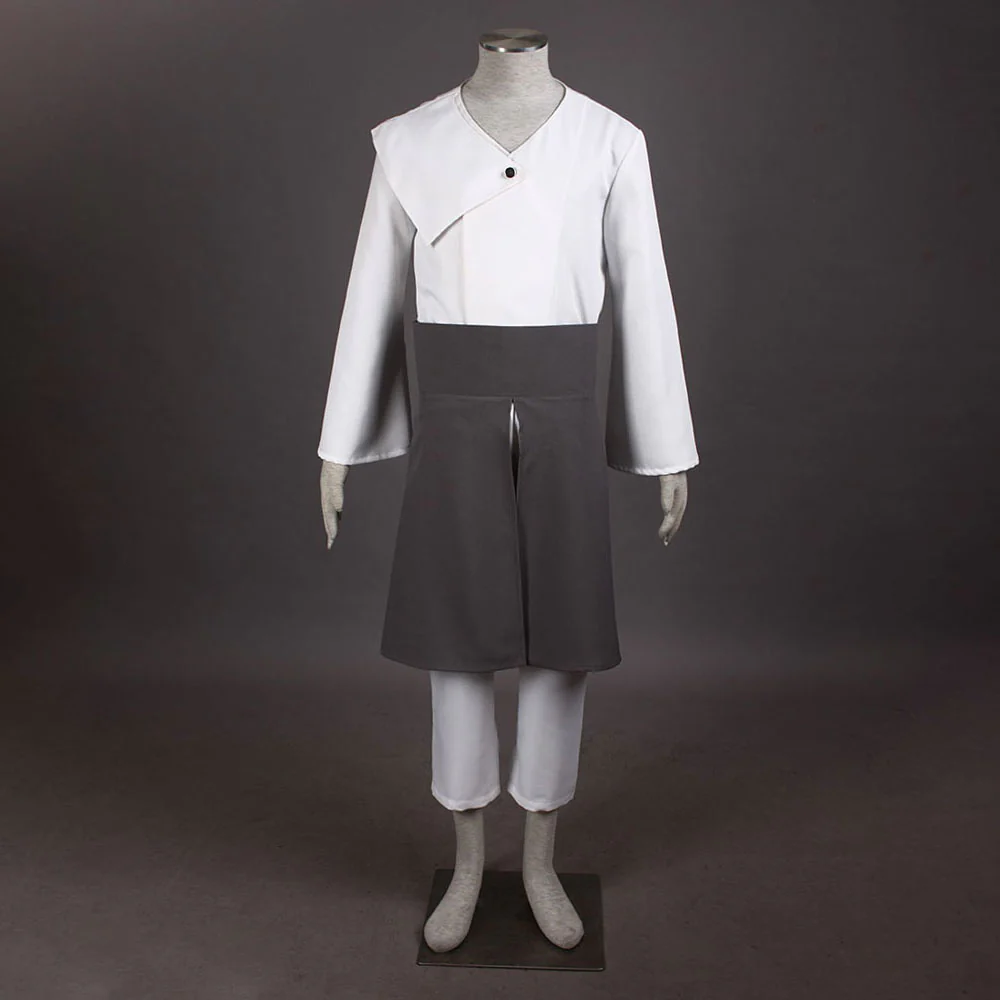 Naruto Shippuden Costume Hyuga Neji Cosplay full Outfit for Men and Kids - Image 2