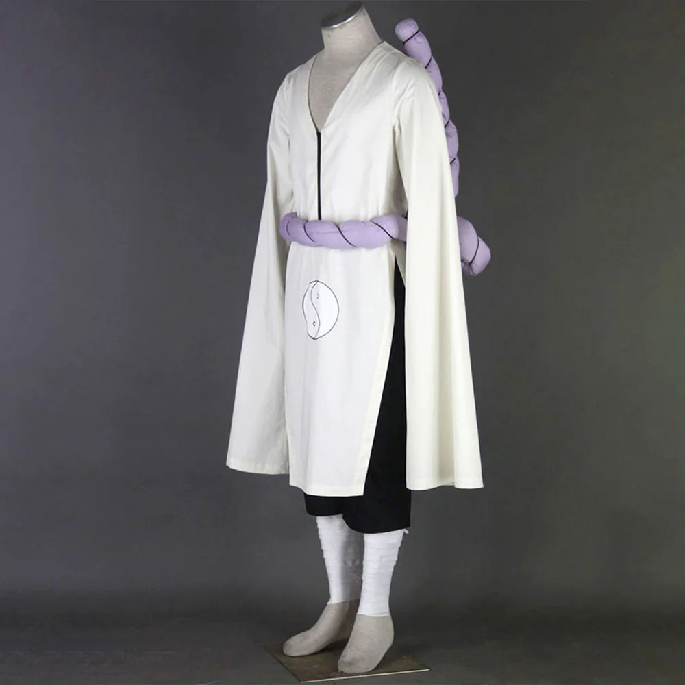 Naruto Shippuden Costume Kaguya Kimimaro Cosplay full Outfit for Men and Kids - Image 3