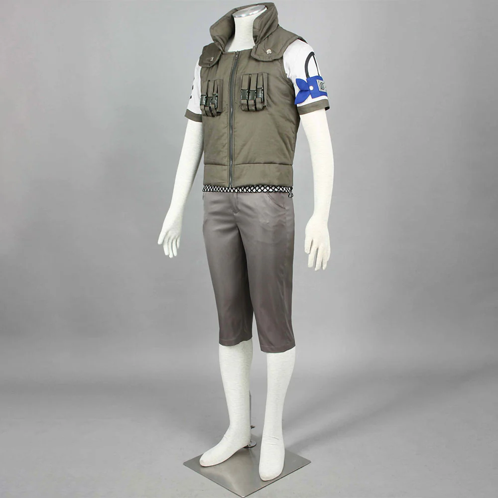 Naruto Costume Nara Shikamaru Saving Sasuke Cosplay full Outfit for Men and Kids - Image 4