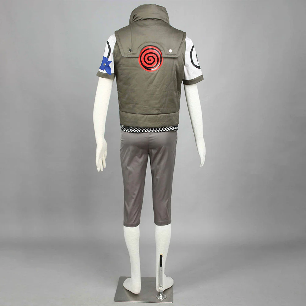 Naruto Costume Nara Shikamaru Saving Sasuke Cosplay full Outfit for Men and Kids - Image 5