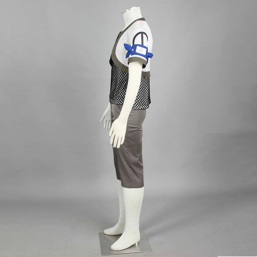Naruto Costume Nara Shikamaru Saving Sasuke Cosplay full Outfit for Men and Kids - Image 7
