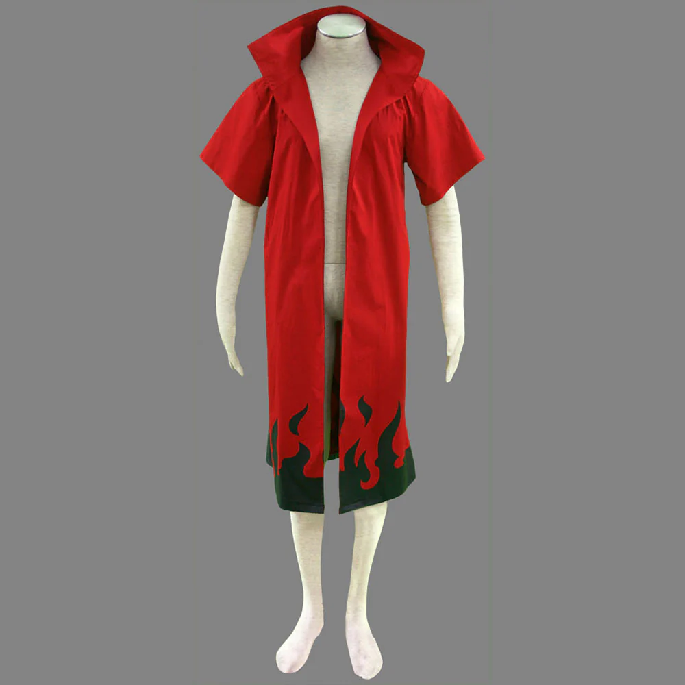 Naruto Shippuden Costume Naruto Sennin Moodo Cosplay Cloak Long Coat for Men and Kids - Image 2