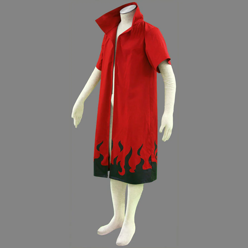 Naruto Shippuden Costume Naruto Sennin Moodo Cosplay Cloak Long Coat for Men and Kids - Image 3