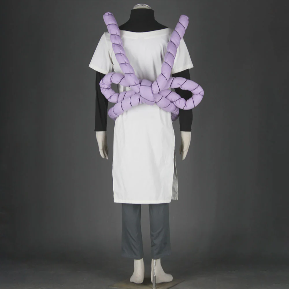 Naruto Shippuden Costume Orochimaru Cosplay full Outfit for Men and Kids - Image 4