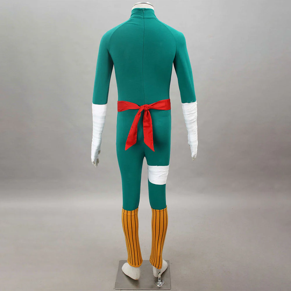 Naruto Shippuden Costume Rock Lee Cosplay full Outfit for Men and Kids - Image 7