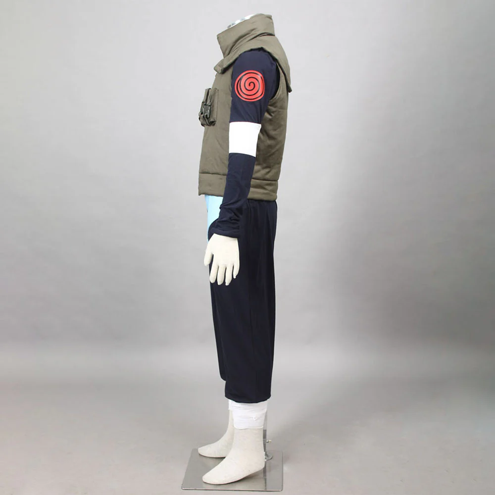 Naruto Shippuden Costume Sarutobi Asuma Cosplay full Outfit for Men and Kids - Image 6