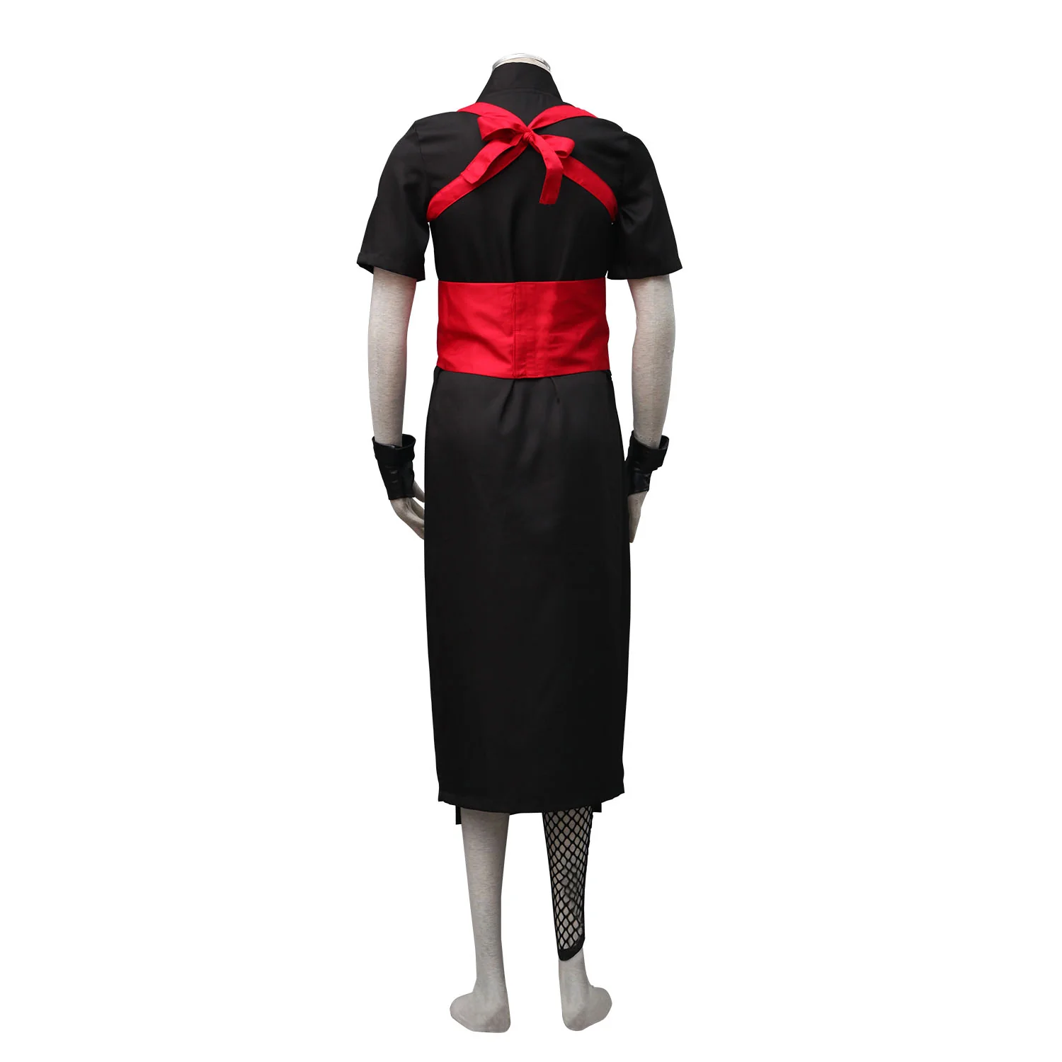 Naruto Shippuden Costume Temari Cosplay Black full Outfit for Women and Kids - Image 7