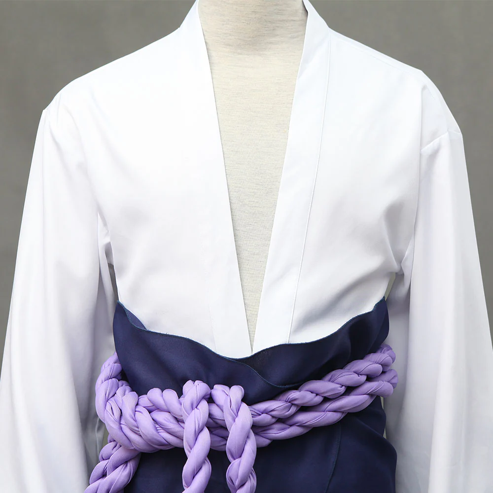 Naruto Shippuden Costume Uchiha Sasuke Cosplay full Outfit for Men and Kids - Image 7