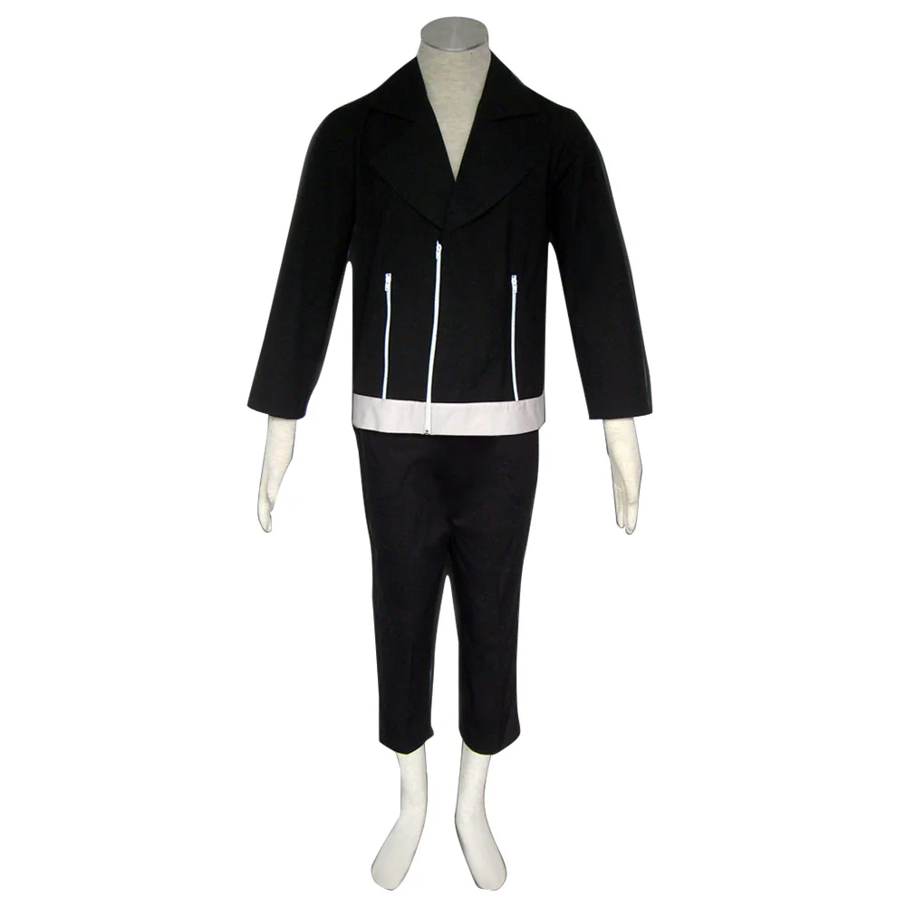 Naruto Shippuuden Costume Inuzuka Kiba Juvenile Gray Cosplay full Outfit for Men and Kids - Image 2