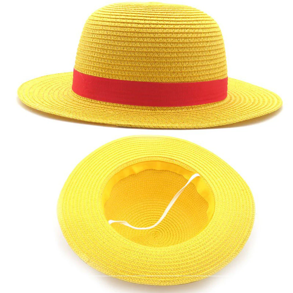 One Piece Costumes Monkey D Luffy Cosplay With Hat For Men and Kids - Image 6