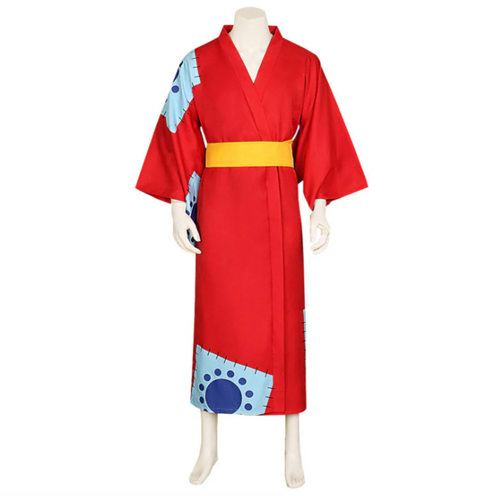 One Piece Wano Country Costumes Roronoa Zoro Luffy Trafalgar Law Cosplay Kimono Set For Men - Image 7