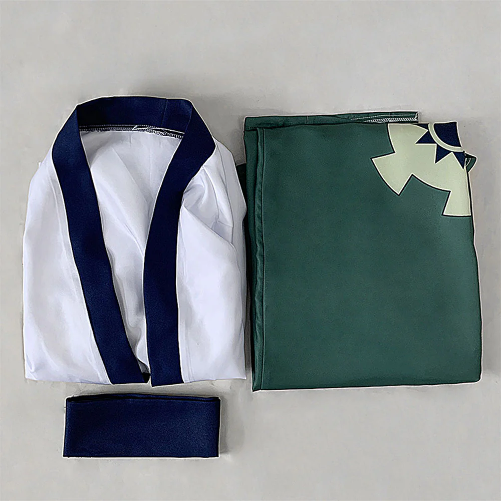One Piece Wano Country Costumes Roronoa Zoro Wanokuni Cosplay Kimono Set For Men - Image 6