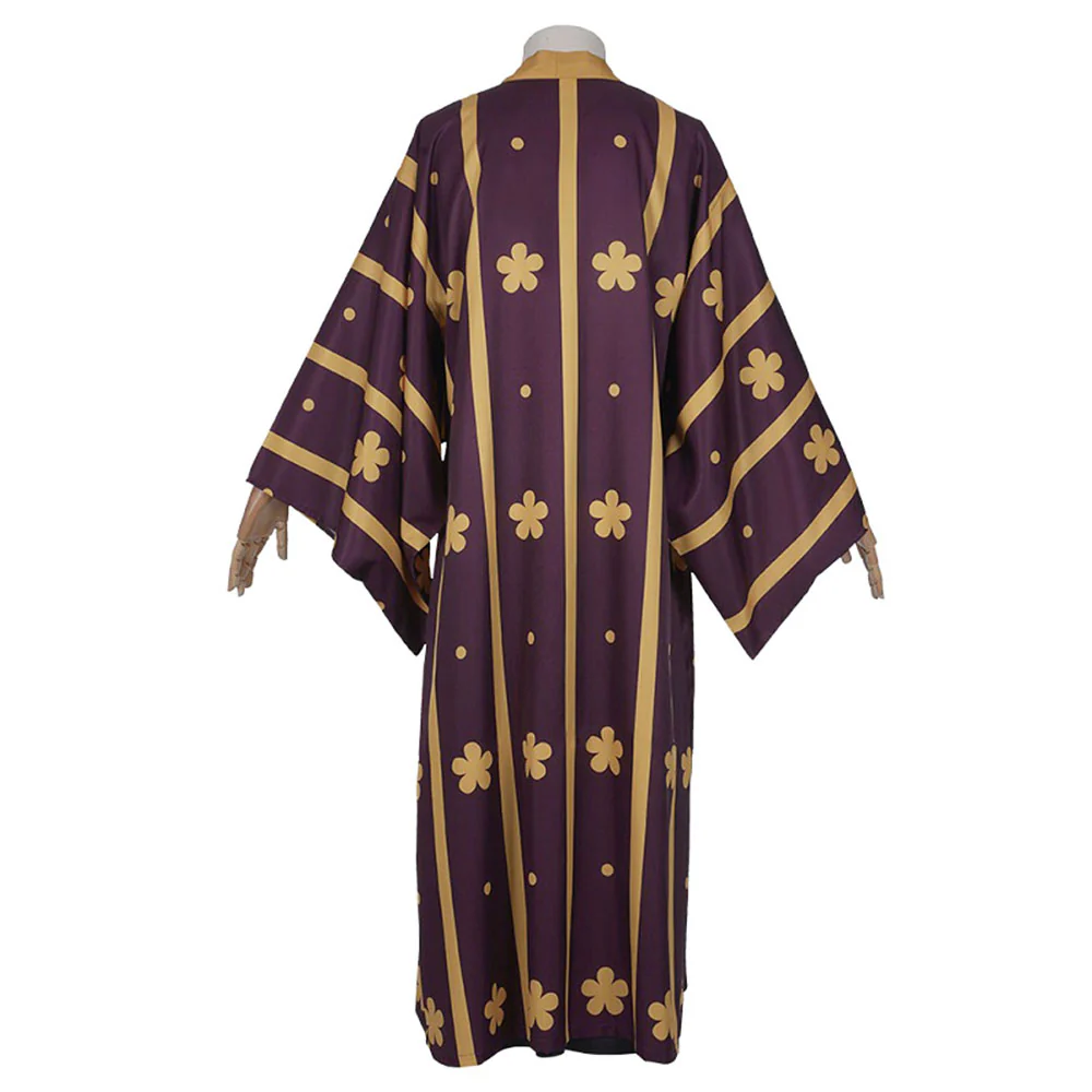 One Piece Wano Country Costumes Trafalgar Law Wanokuni Cosplay Kimono Set For Men - Image 2