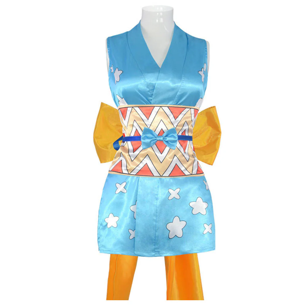 One Piece Wano Country Nami Cosplay Set Wanokuni Style Nami Dress for Women - Image 3