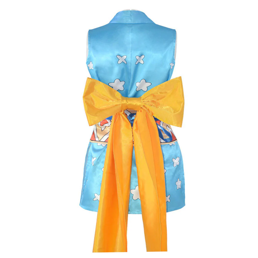 One Piece Wano Country Nami Cosplay Set Wanokuni Style Nami Dress for Women - Image 4