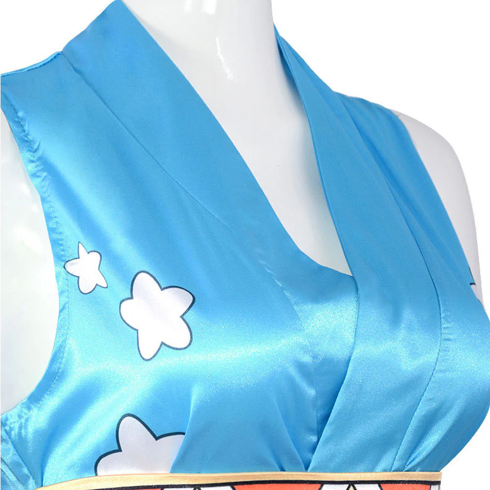 One Piece Wano Country Nami Cosplay Set Wanokuni Style Nami Dress for Women - Image 5