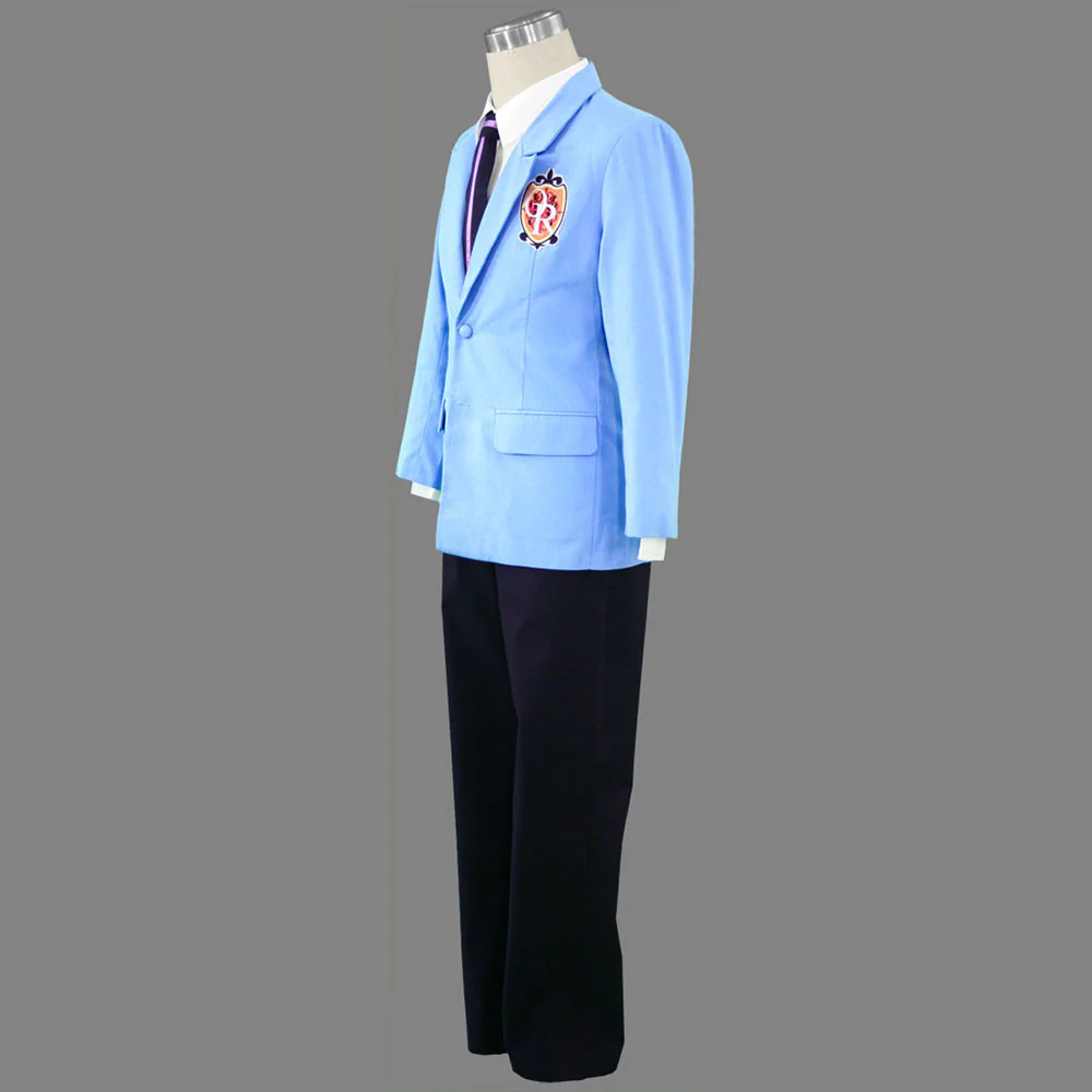 Ouran High School Host Club Costume Suou Tamaki Haruhi Fujioka Cosplap Uniform for Men and Kids - Image 3