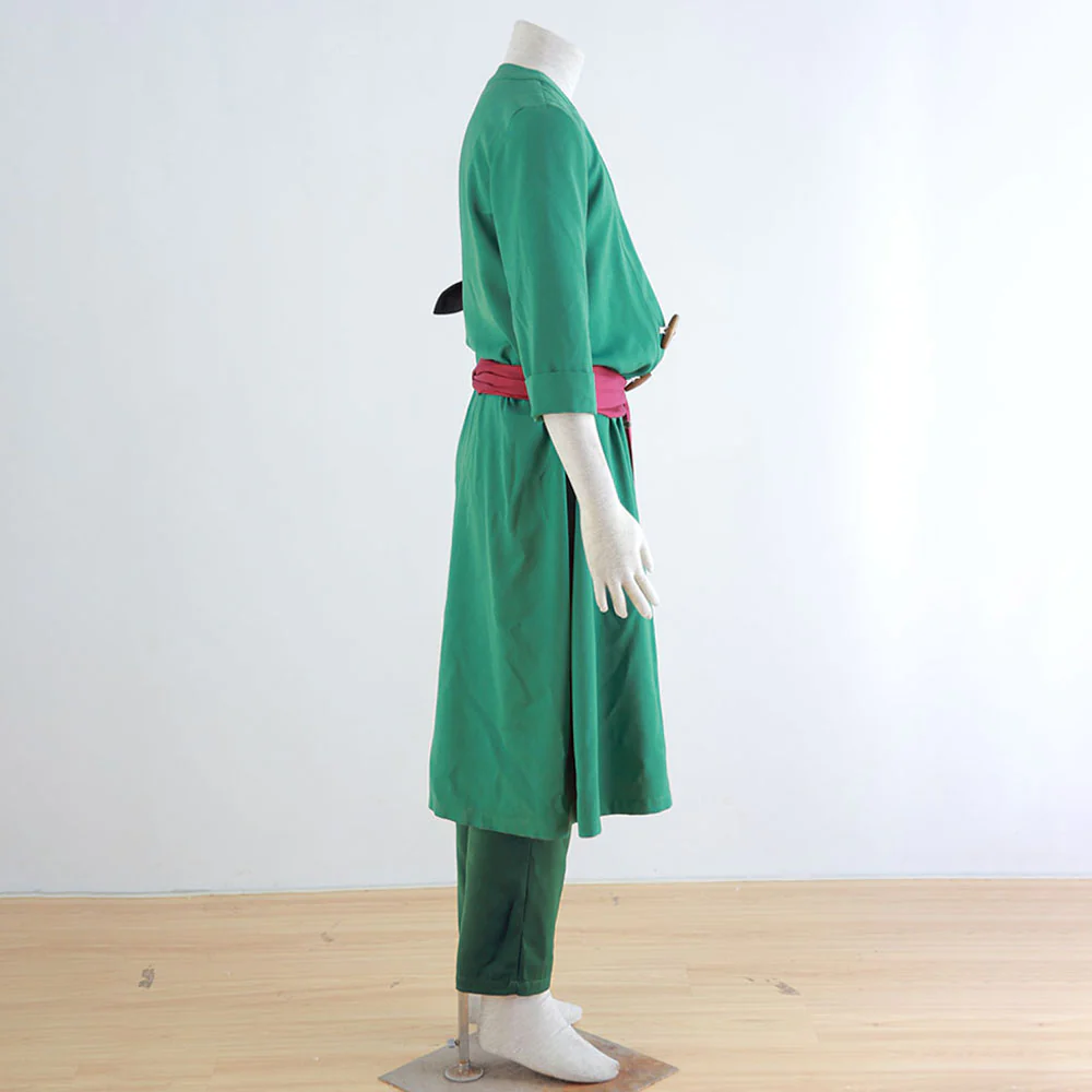 Roronoa Zoro Cosplay Set for Men and Kids One Piece Costume - Image 4