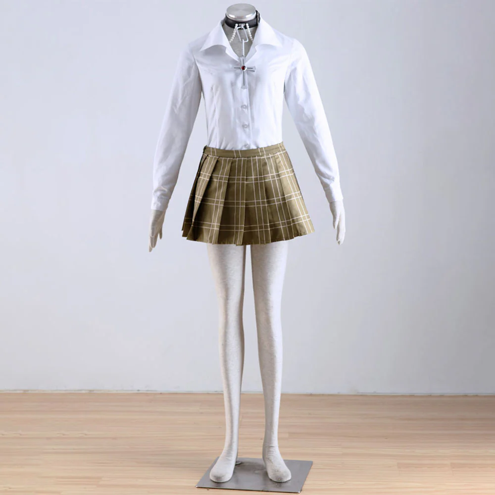 Rosario+Vampire Costumes Akashiya Moka Cosplay full Outfit Uniform for Women and Kids - Image 6