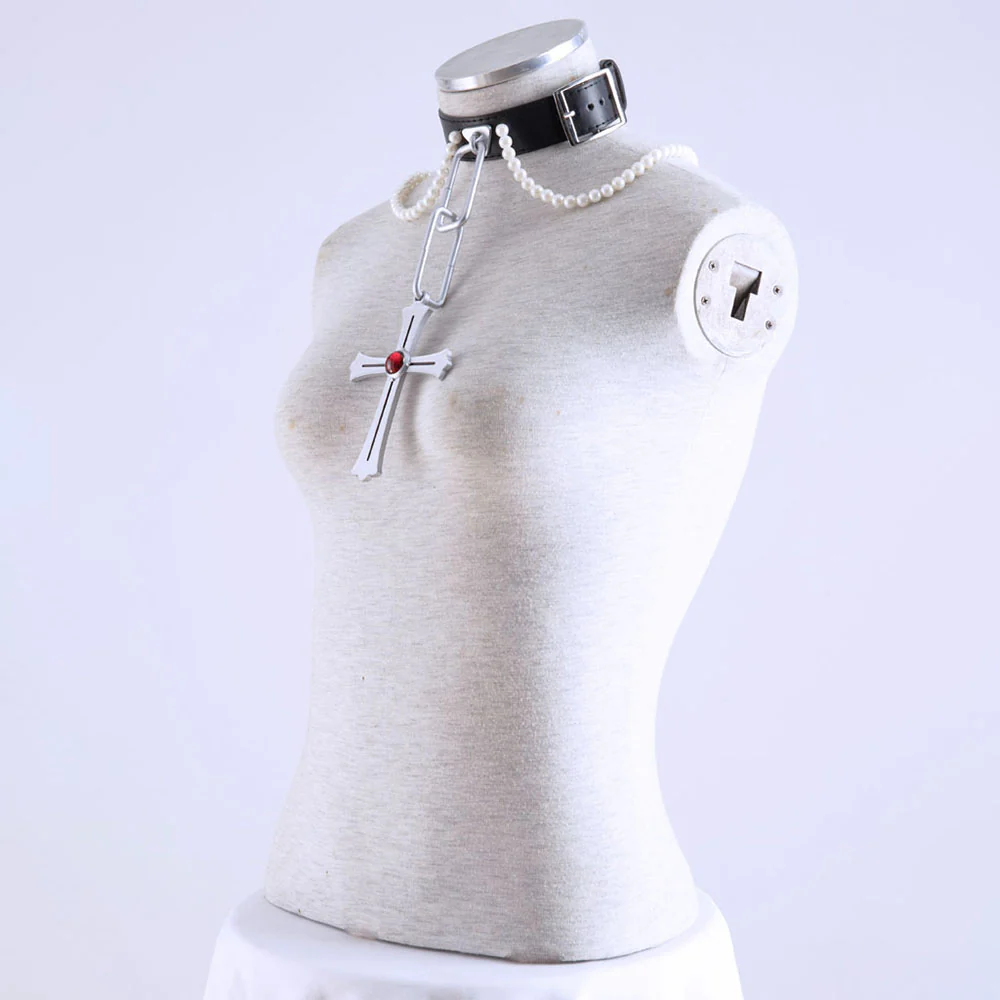 Rosario+Vampire Costumes Akashiya Moka Cosplay Vampire Necklace - Image 3