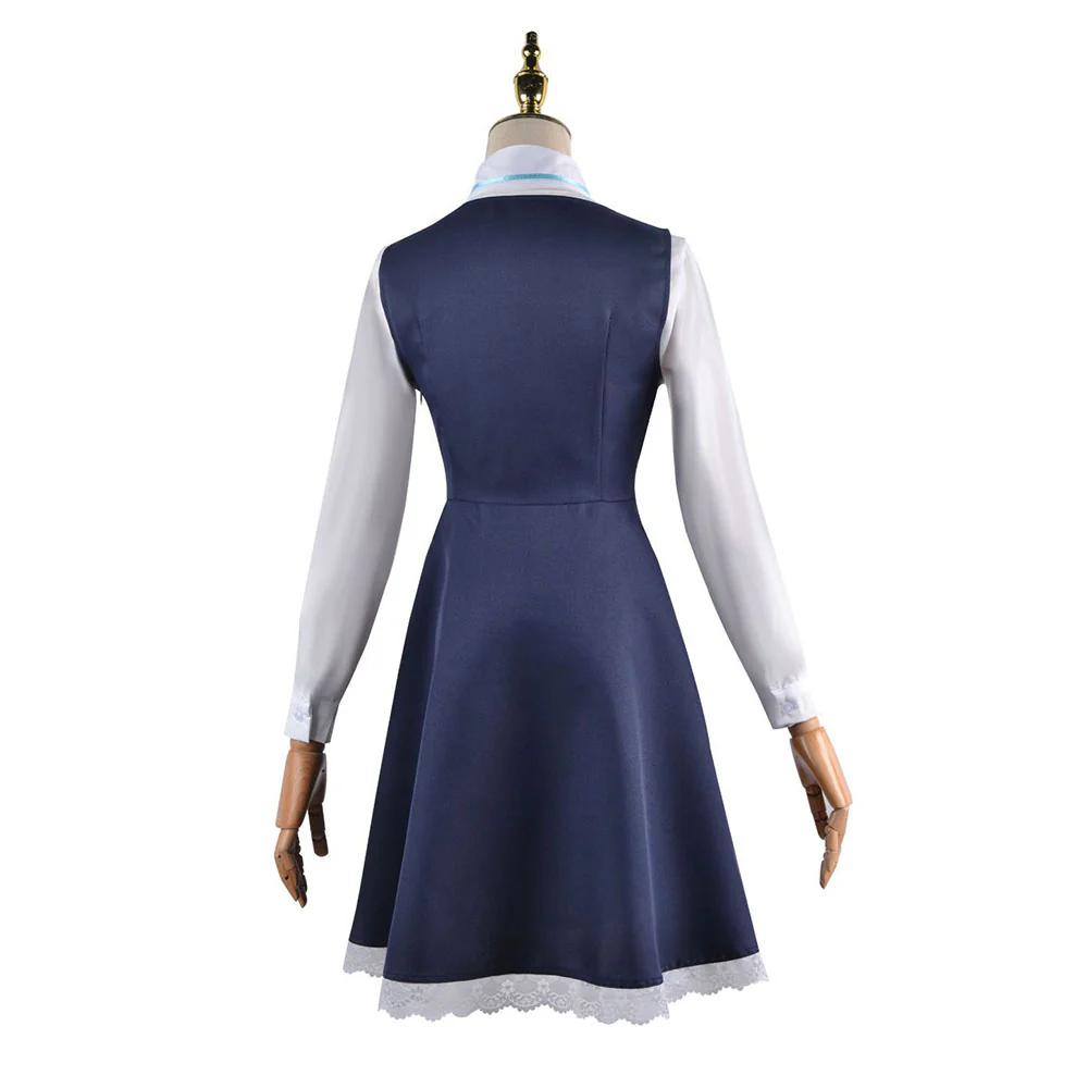 Spy x Family Costume Anya Forger Navy Cosplay Dress with Accessories for Women and Kids - Image 4