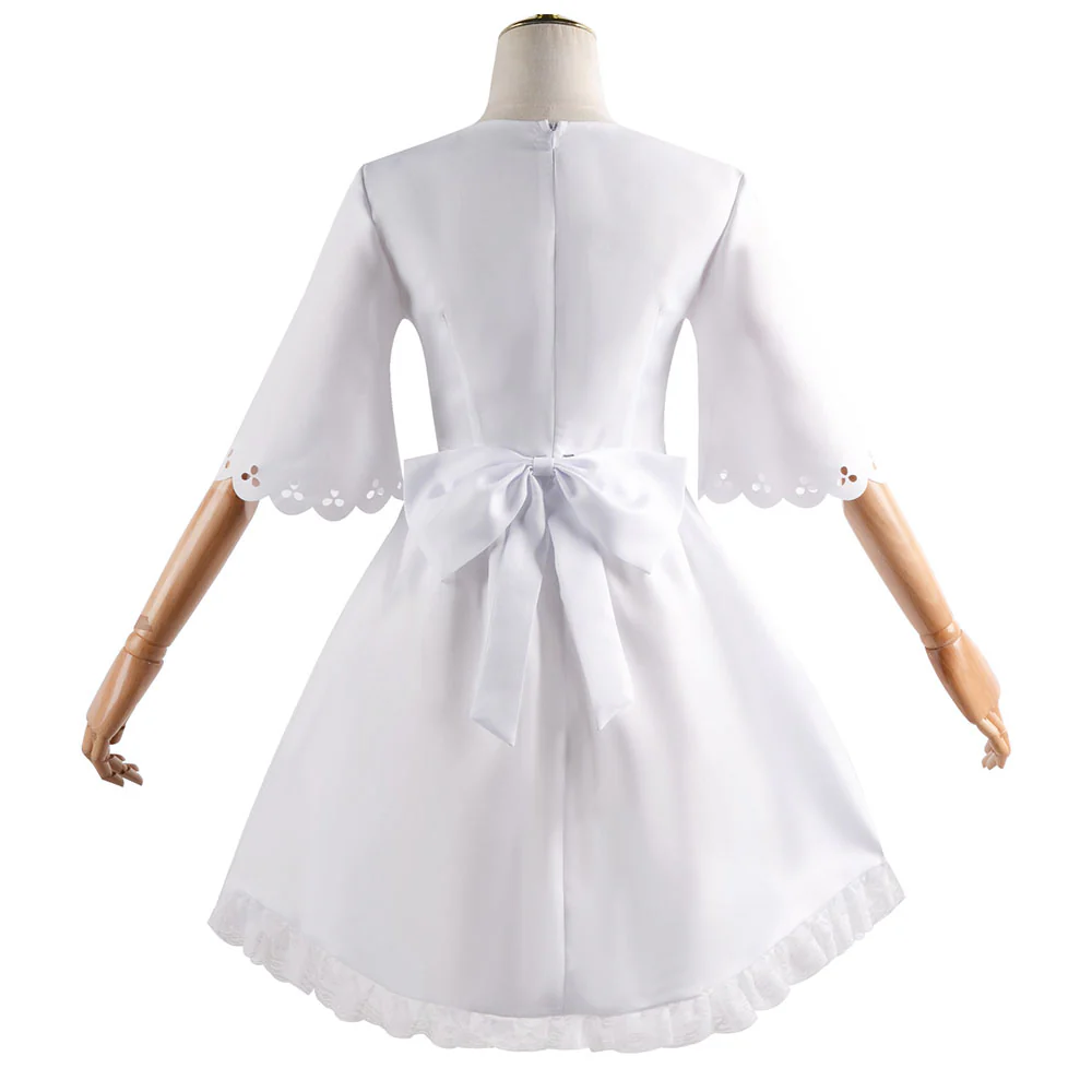 Spy x Family Costume Anya Forger White Cosplay Dress Costume with Accessories for Women and Kids - Image 4