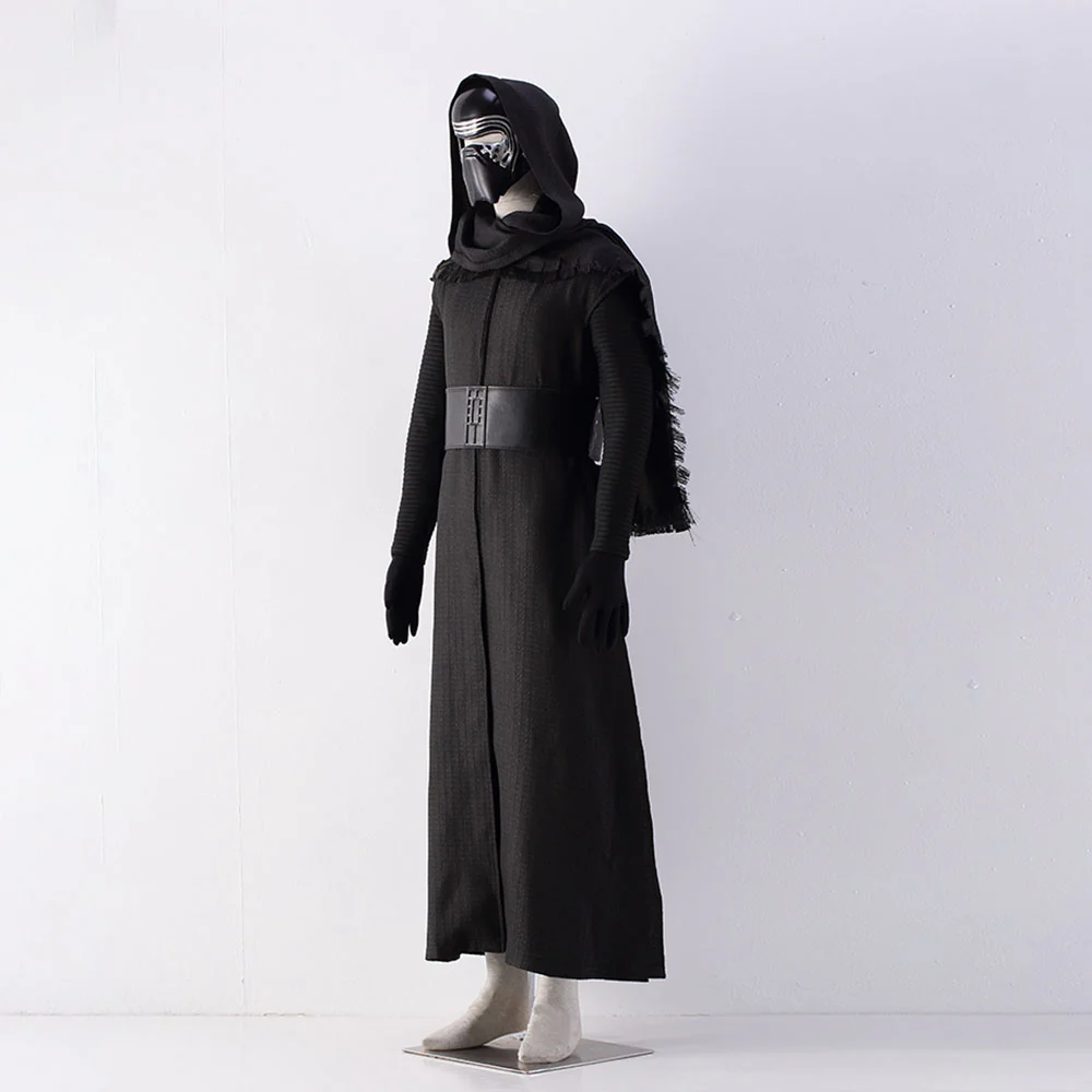 Star Wars Costume Kylo Ren Cosplay full Outfit With Mask for Men and Kids - Image 3