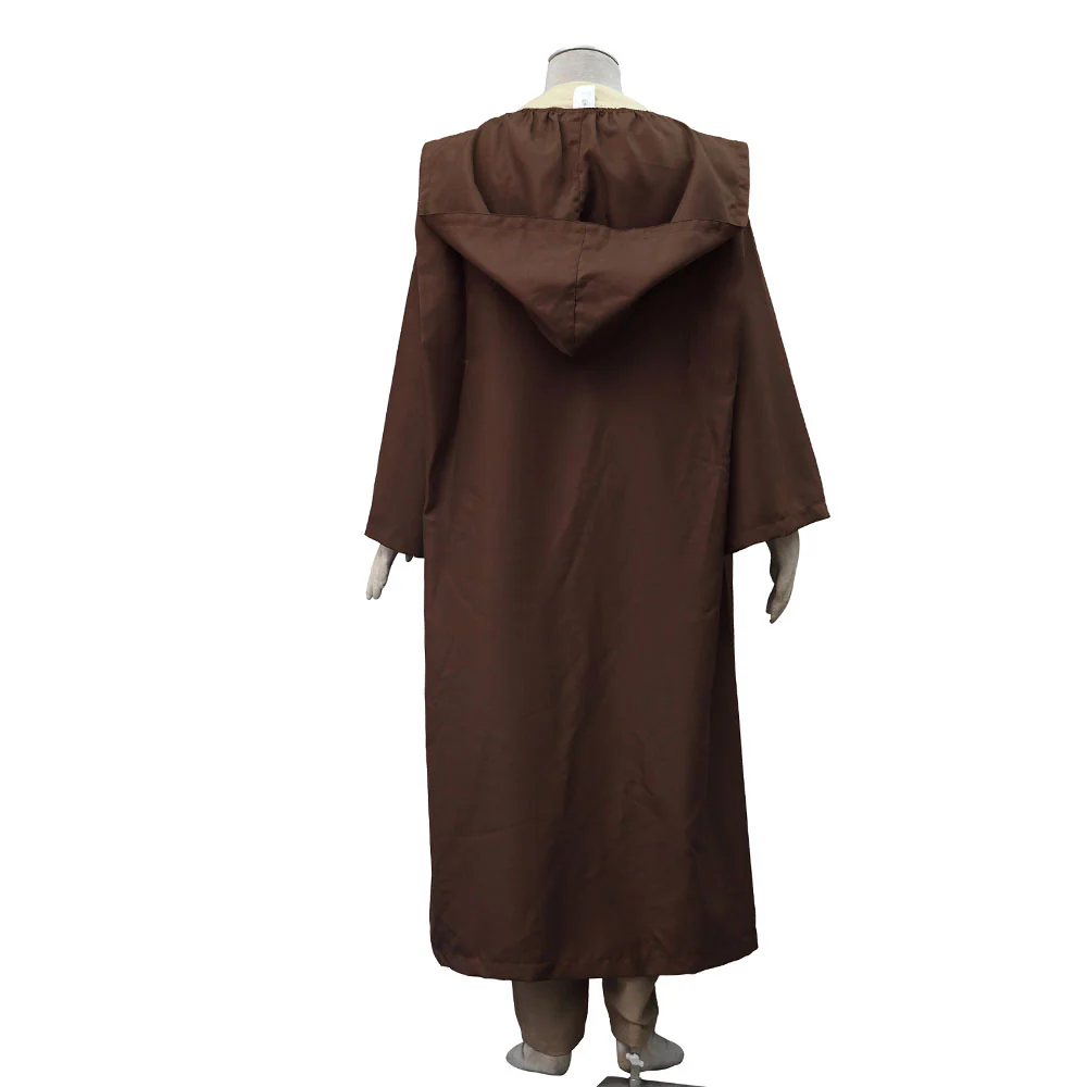 Star Wars Costume Obi-Wan Kenobi Ben Kenobi Cosplay full Outfit for Men and Kids - Image 4