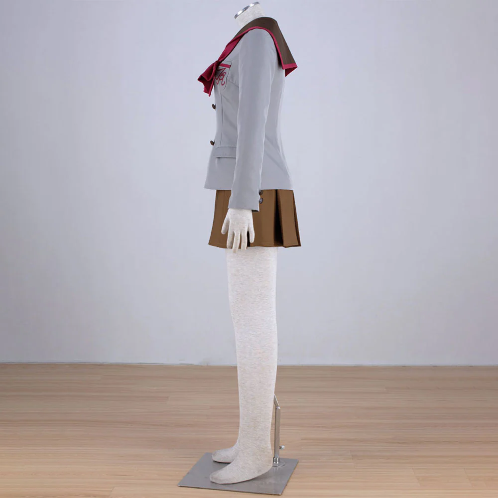 Women and Kids Sailor Moon Costume Sailor Mars Heino Rei School Uniform Cosplay - Image 4