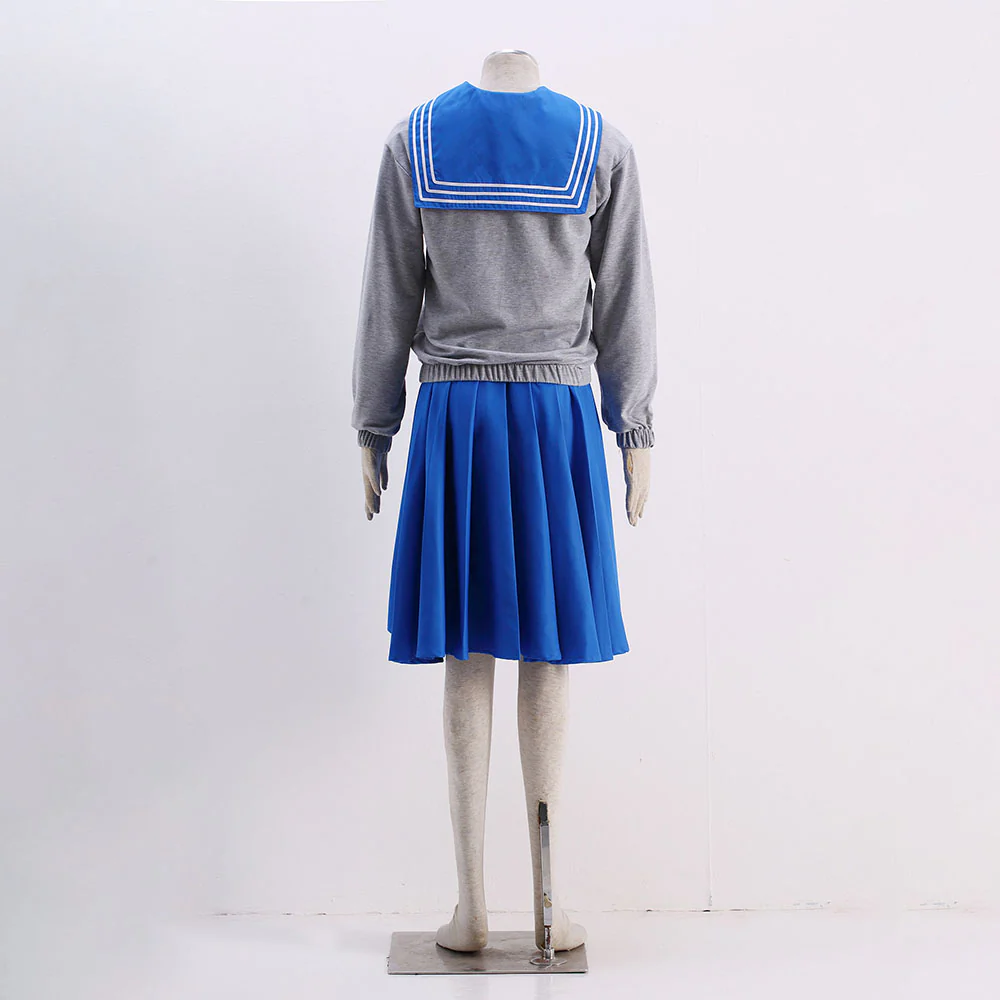 Women and Kids Sailor Moon Costume Sailor Mercury Mizuno Ami School Uniform Cosplay - Image 3