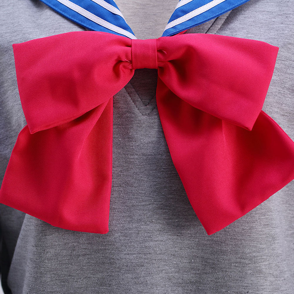Women and Kids Sailor Moon Costume Sailor Mercury Mizuno Ami School Uniform Cosplay - Image 6